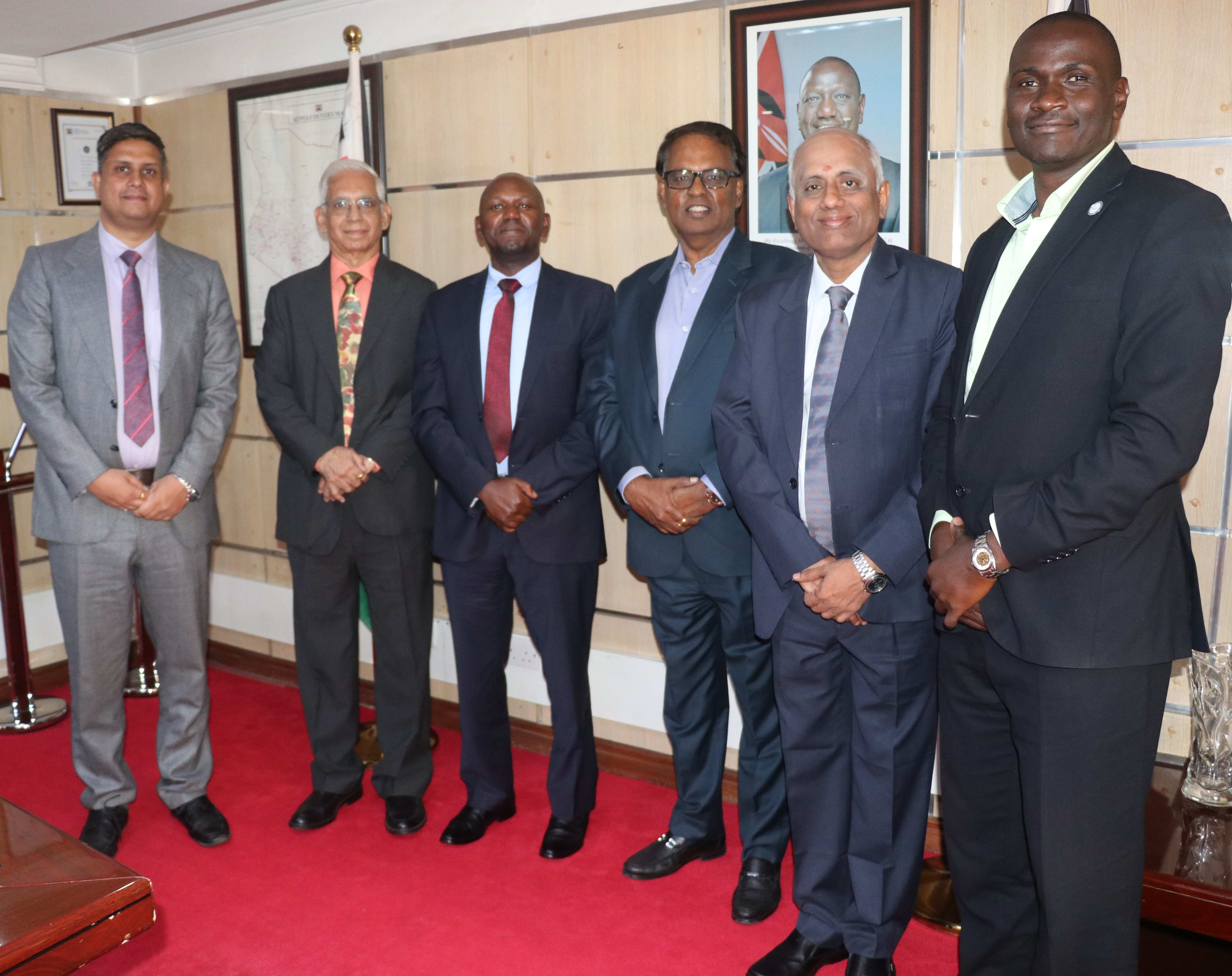 BHARAT RE DELEGATION BUSINESS COURTESY VISIT TO KENYA RE 